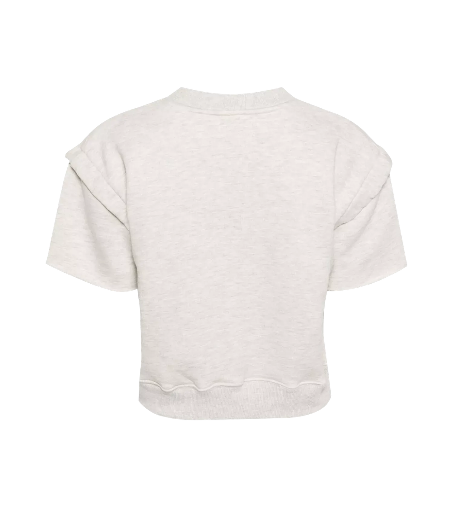   Autry International  Meliertes Cropped T-Shirt MELANGE MELANGE