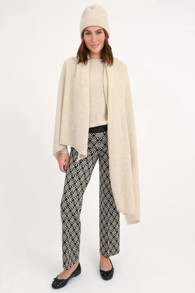 Cashmere-Tuch in Hellbeige