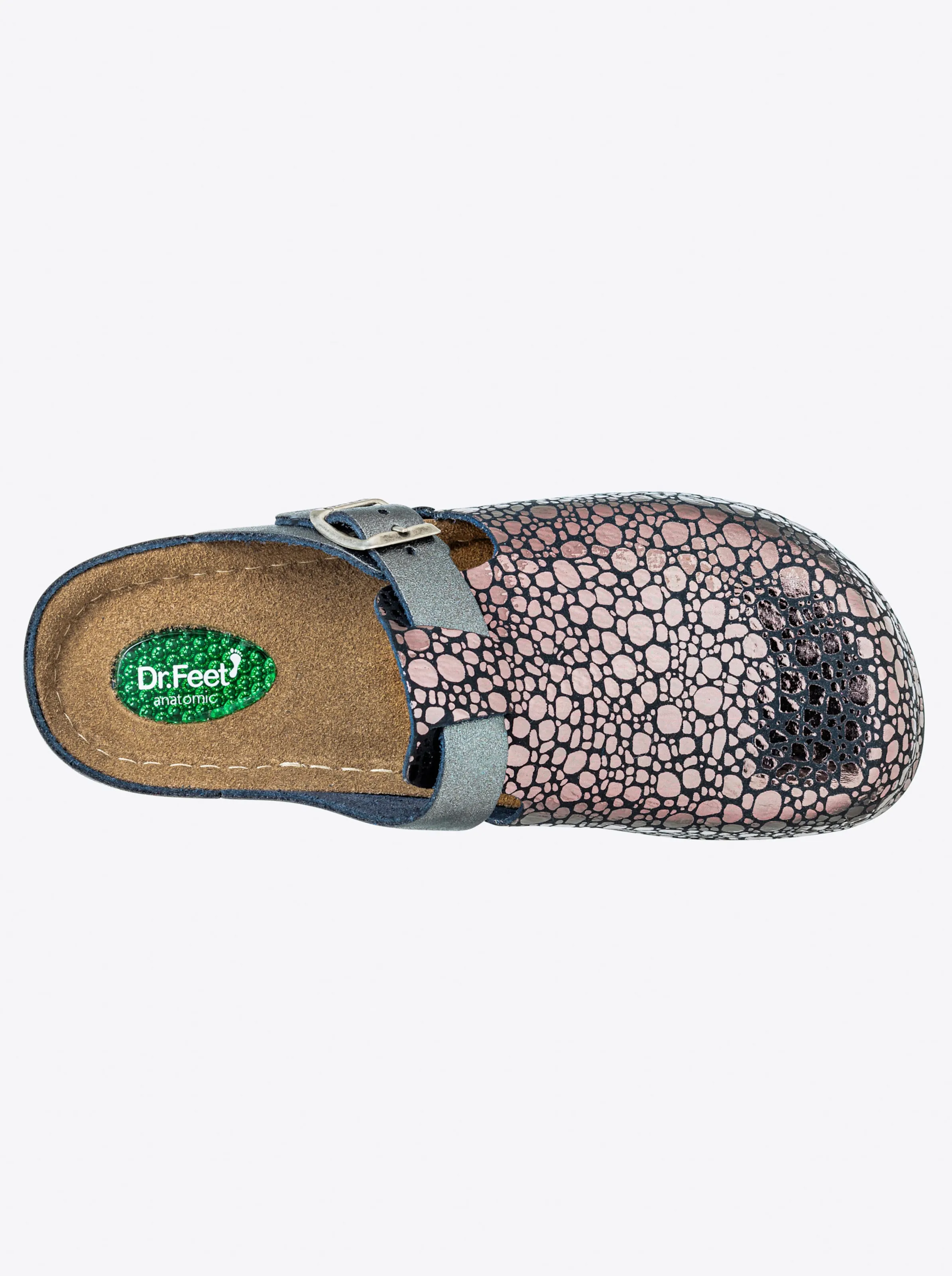 Dr. Feet Pantolette in anthrazit