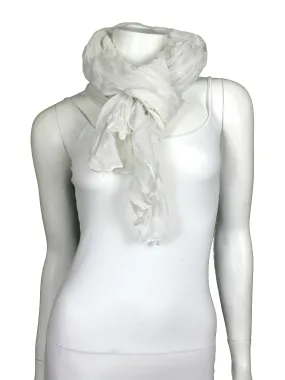 Halstuch für Damen in  weiss von fashion made in italy