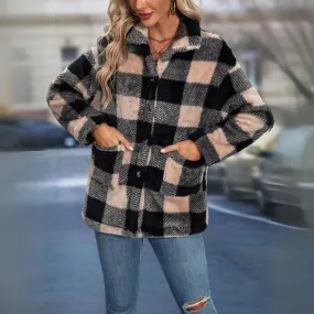 Heidi-Mode | Freizeitjacke mit quadratischen Karos