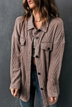 Heidi-Mode | Freizeitjacke mit Taschen und Niedrigem Kragen für Den Alltagstil
