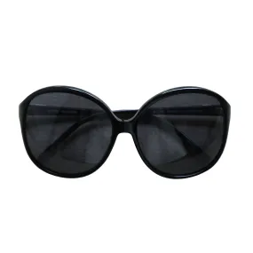 Matthew Williamson x Linda Farrow Schwarze Sonnenbrille im Oversize Stil