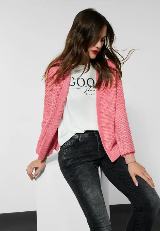 Street One Strickjacke mit Struktur 